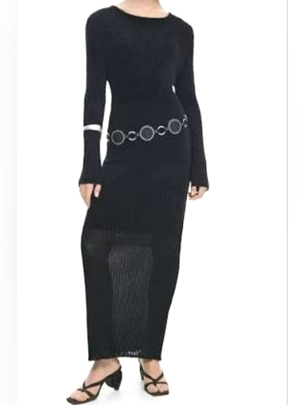 Desigual Sheer Fur Dress Size S - Picture 15 of 15